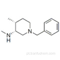 3-Piperidinamina, N, 4-dimetil-1- (fenilmetil) -, (57192474,3R, 4R) - CAS 477600-70-7